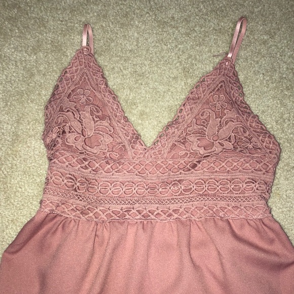 SOLD SHEIN Pink Crochet Dress💕 - Picture 4 of 4